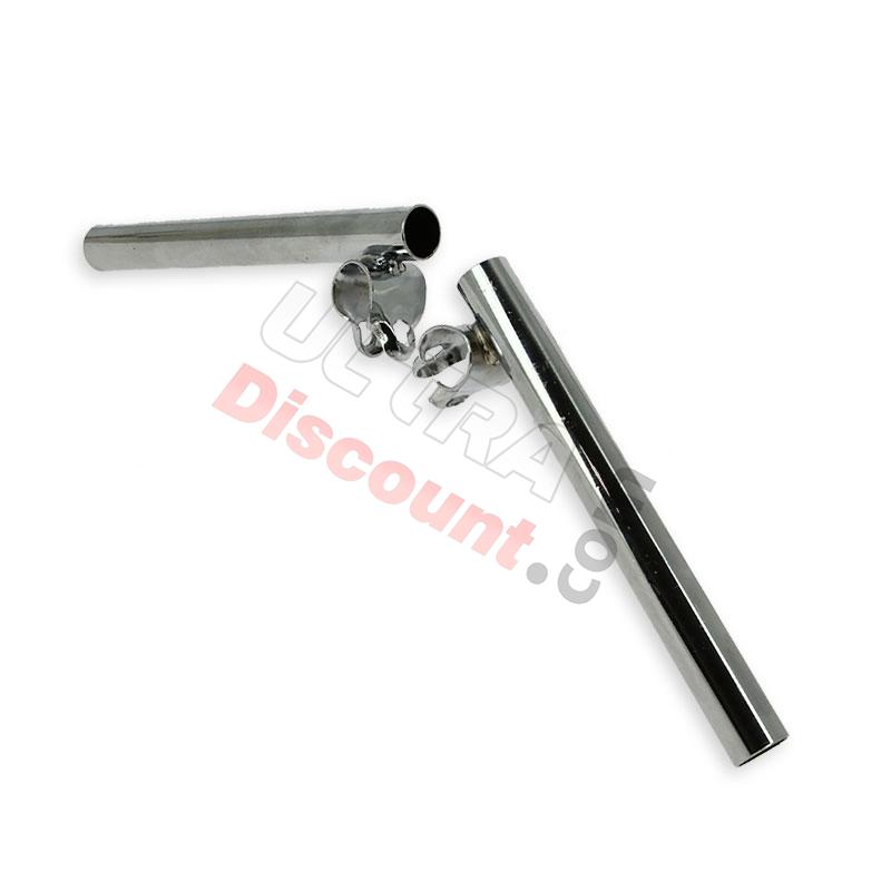 Manillar con abrazaderas para minimoto Replica R1, Recambio Pocket réplica R1
