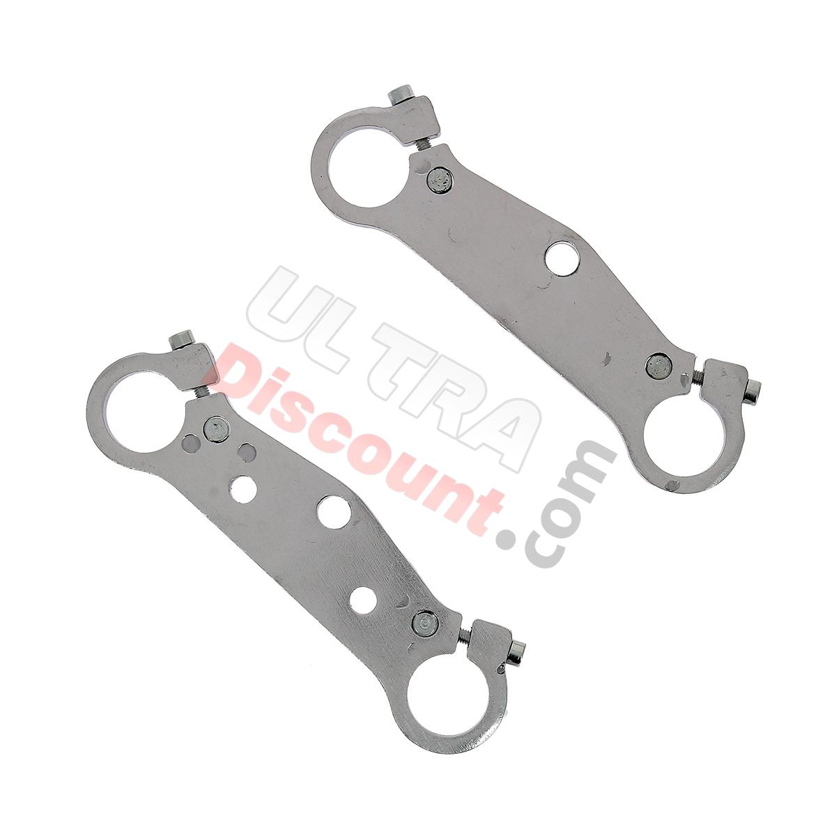 Par de tijas de horquilla tuning para minimoto ALU, Piezas minimoto Supermoto
