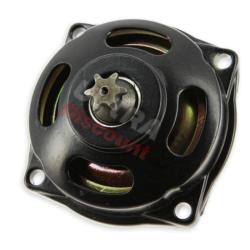 Campana de embrague + piñón de 6 dientes TF8 gran paso, Piezas minimoto Supermoto