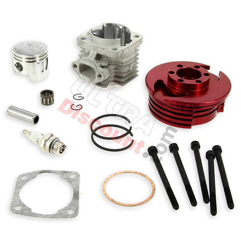 Kit 53cc 4 tranfers bulón de 12mm (tipo C, ROJO), Piezas minimoto Supermoto Kit 53cc 4 tranfers bulón de 12mm (tipo C, ROJO), Piezas minimoto Supermoto