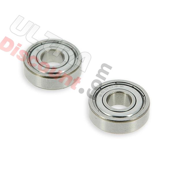 Par de rodamientos 6000ZZ de rueda para minimotos supermotard, Piezas minimoto Supermoto