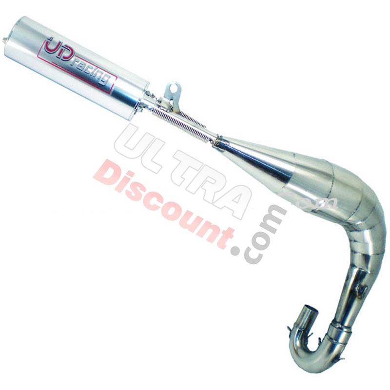 Tubo de escape UD Racing Inox para MTA4 (minis de refrig. líquida), Piezas Pocket Blata MT4