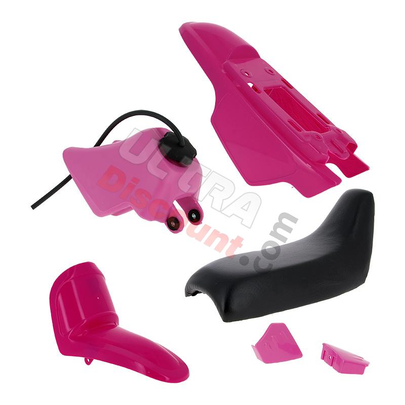 Carenado completo para Yamaha PW50 (Rosado), recambios YAMAHA PW50 Carenado completo para Yamaha PW50 (Rosado), recambios YAMAHA PW50