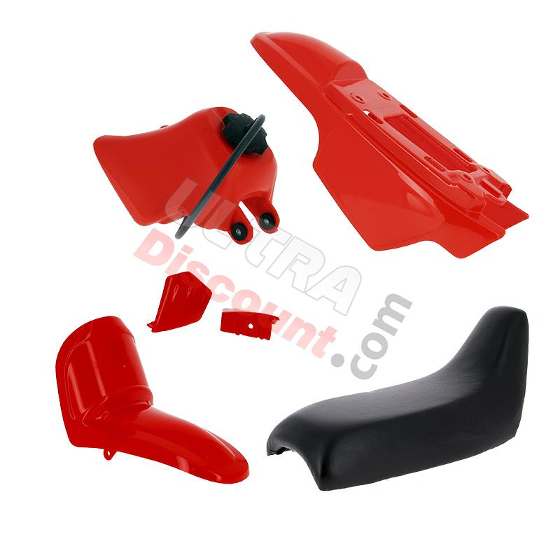 Carenado completo para Yamaha PW50 (Rojo), recambios YAMAHA PW50 Carenado completo para Yamaha PW50 (Rojo), recambios YAMAHA PW50