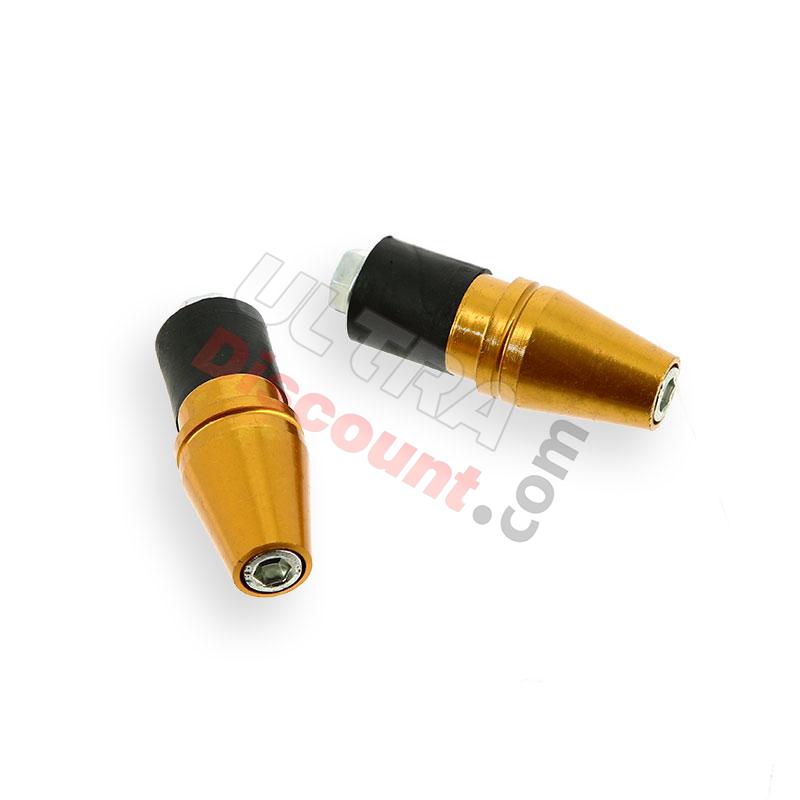Tapón protección de manillar Oro (tipo 5), Recambios Baotian BT49QT-12