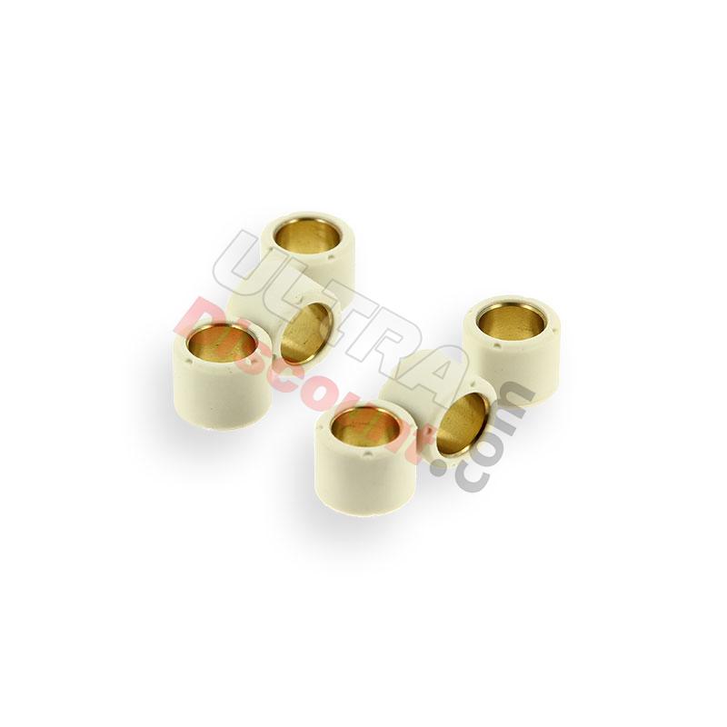 Lote de 6 rodillos de variador scooter Baotian 50cc 4 tiempos (7g) , Recambios Baotian BT49QT-12
