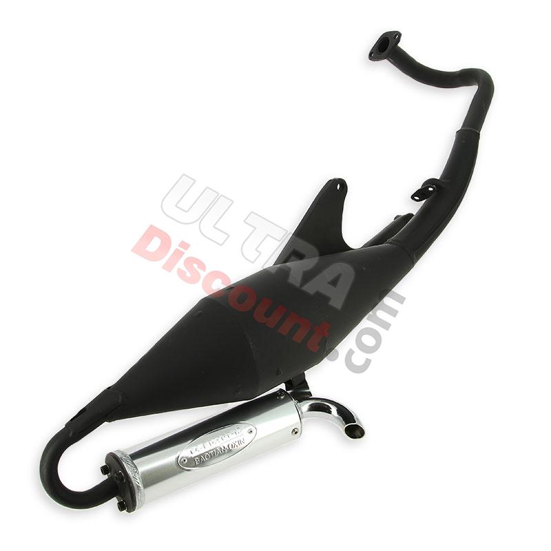 Tubo de escape para scooter Baotian BT49QT-12 (tipo 2), Recambios Baotian BT49QT-12 Tubo de escape para scooter Baotian BT49QT-12 (tipo 2), Recambios Baotian BT49QT-12