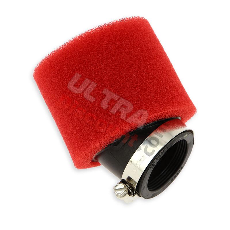 Filtro de potencia doble espuma 40mm Rojo, Recambios para mini quads