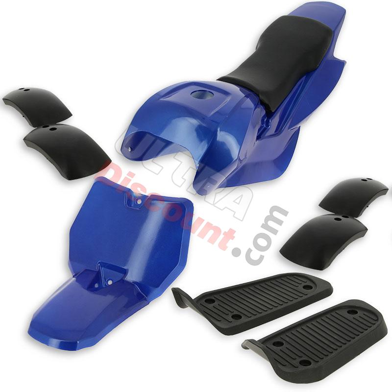 Carenado mini quad AZUL tipo 3, Recambios para mini quads