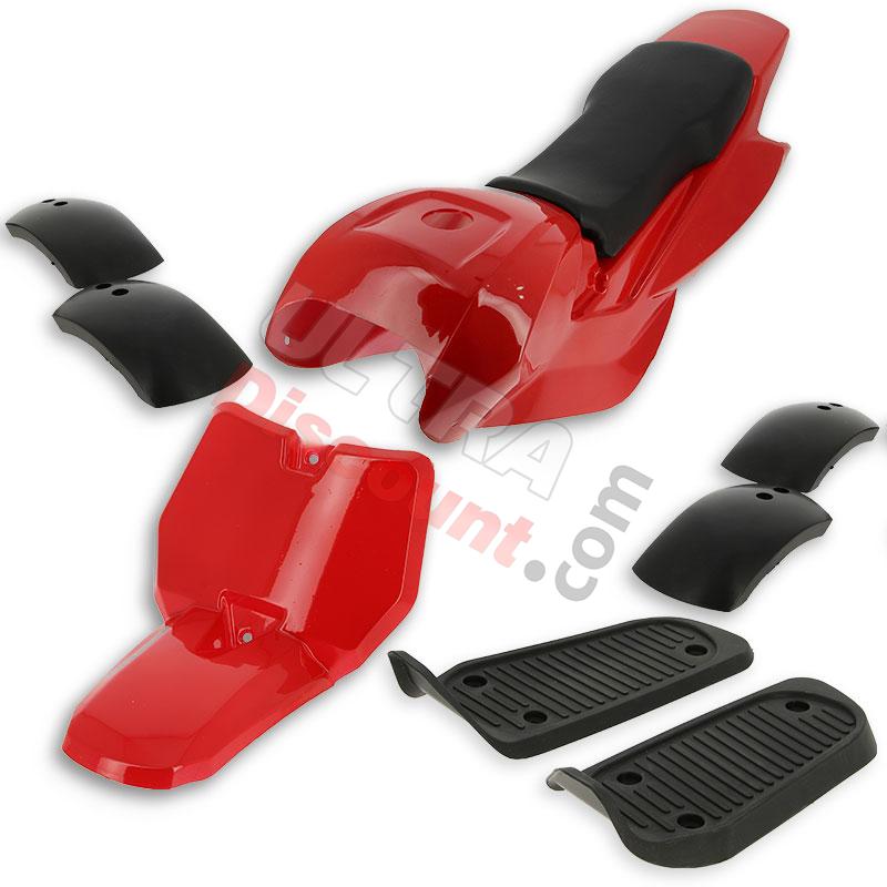 Carenado mini quad Rojo tipo 3, Recambios para mini quads Carenado mini quad Rojo tipo 3, Recambios para mini quads