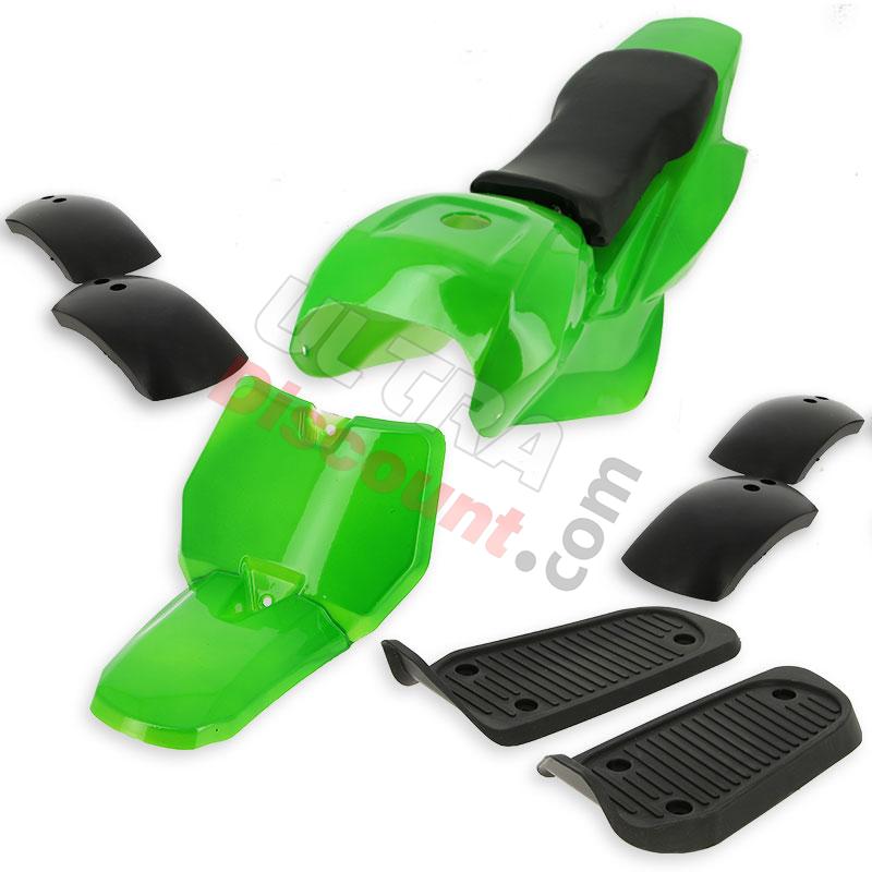 Carenado mini quad Verde tipo 3, Recambios para mini quads
