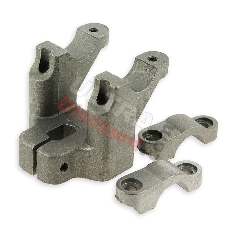 Soporte de manubrio en aluminio (torreta, tipo 2), Recambios para mini quads