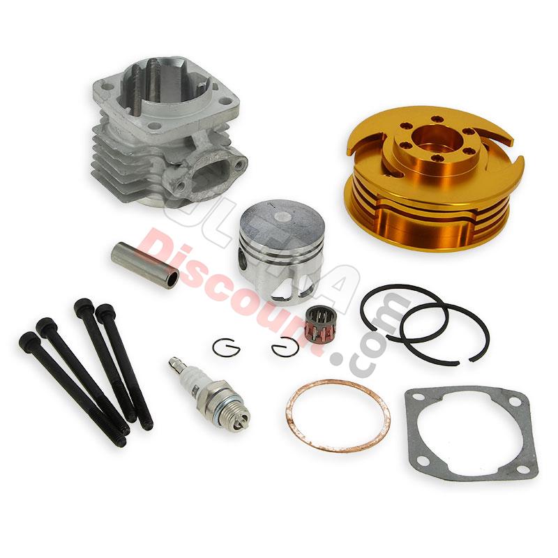 Kit 53cc 4 tranfers bulón de 12mm (tipo C, ORO), Recambios para mini quads