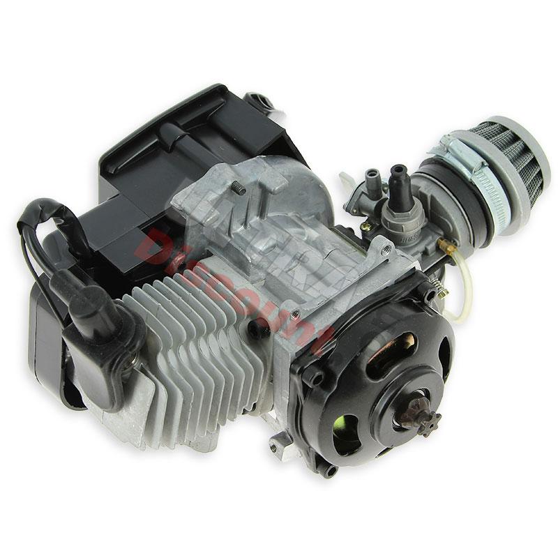 Motor completo de 47cc + filtro racing, Recambios para mini quads