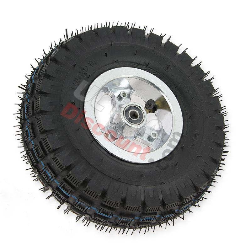 Rueda delantera completa 3.00-4 mini ATV, Recambios para mini quads