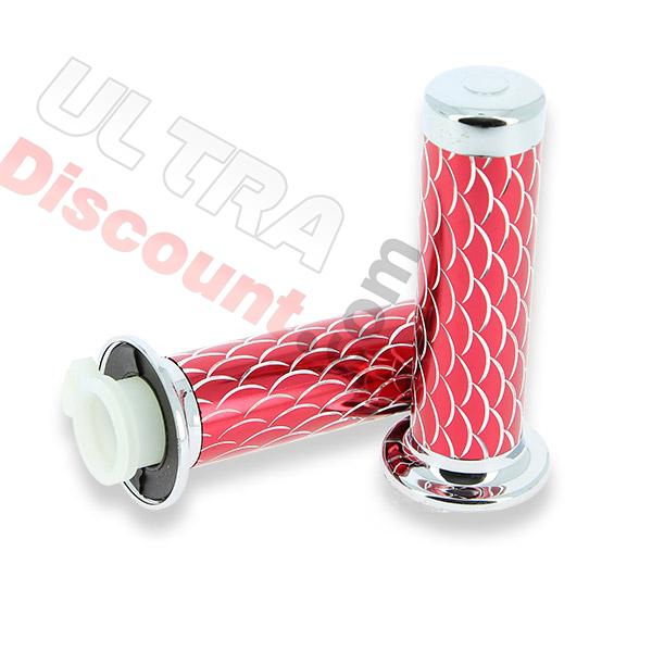 Puños escamados (ROJO), Recambios para mini quads