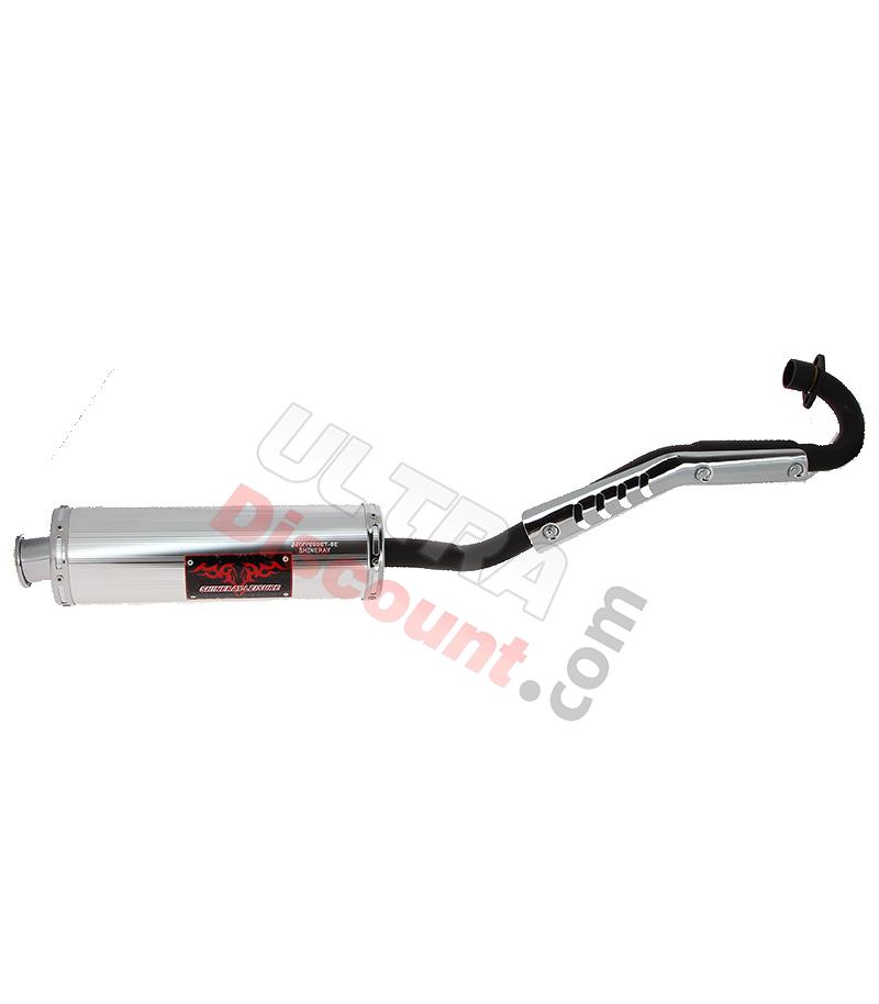 Tubo de escape para quad 250cc Shineray ST-9E, Piezas Shineray 250cc STIXE ST9E