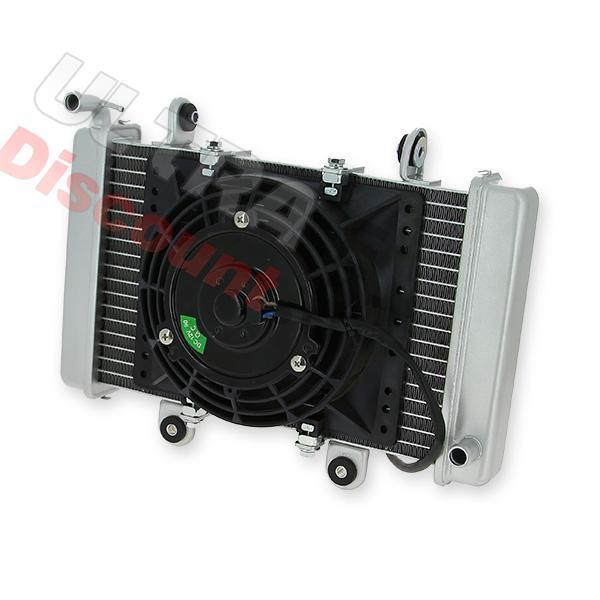 Radiador cumpleto para quad Shineray 250cc Racing ST-9E, Piezas Shineray 250cc STIXE ST9E