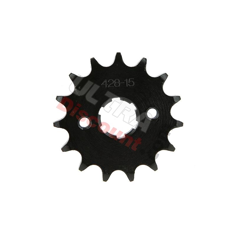 Piñón de 15 dientes para quad Shineray 250cc ST-9E , Piezas Shineray 250cc STIXE ST9E