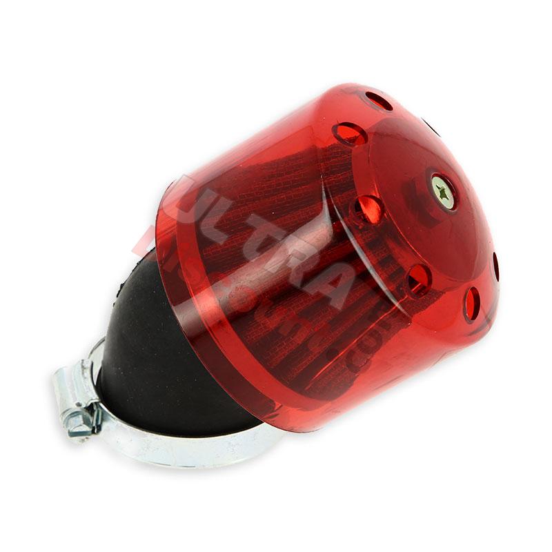 Filtro de aire racing para quad Shineray 250cc ST-9E (42mm) Rojo, Piezas Shineray 250cc STIXE ST9E