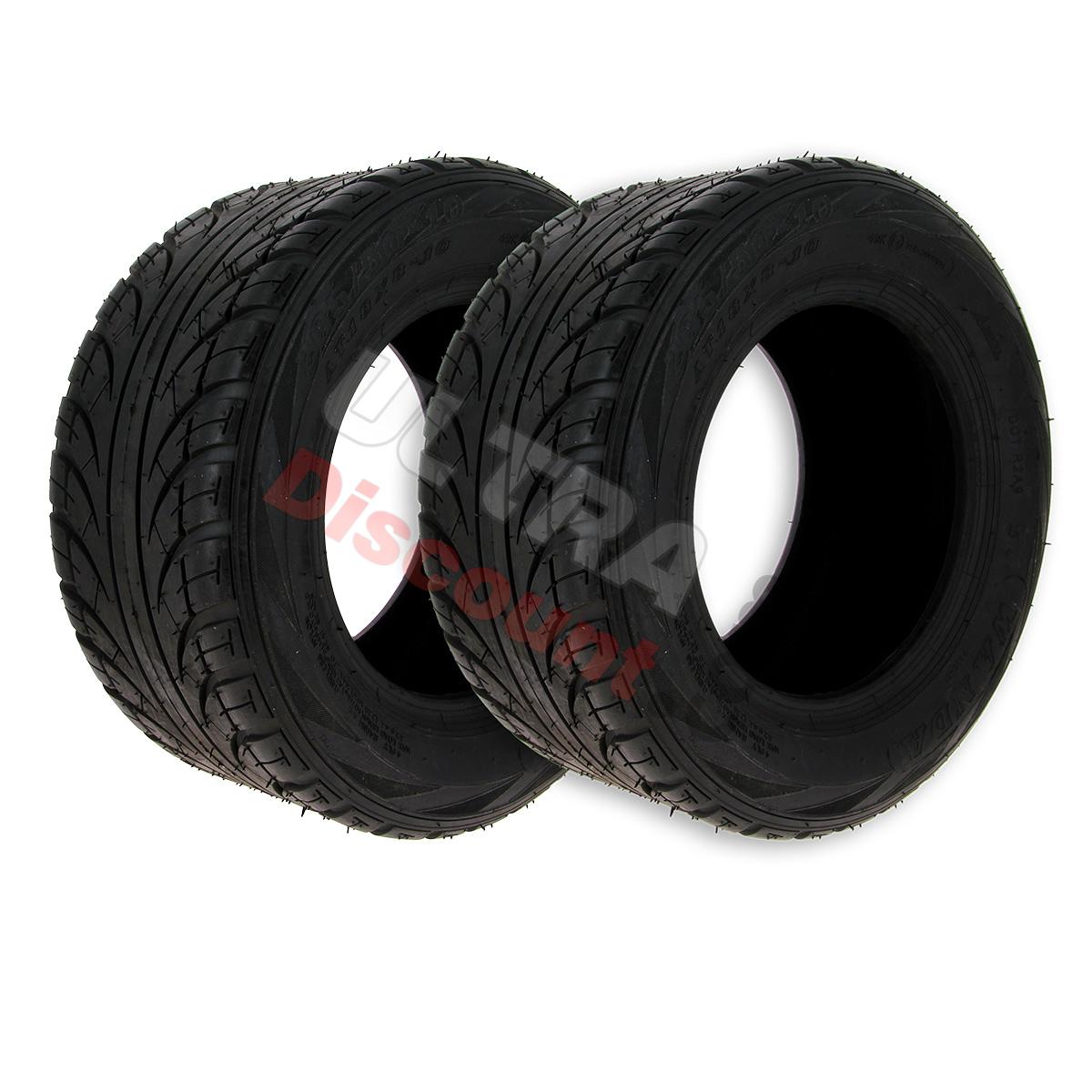 Par de pneumáticos delanteros 205-50-10 para quad SPY RACING 350, Piezas Quad SPY350F3
