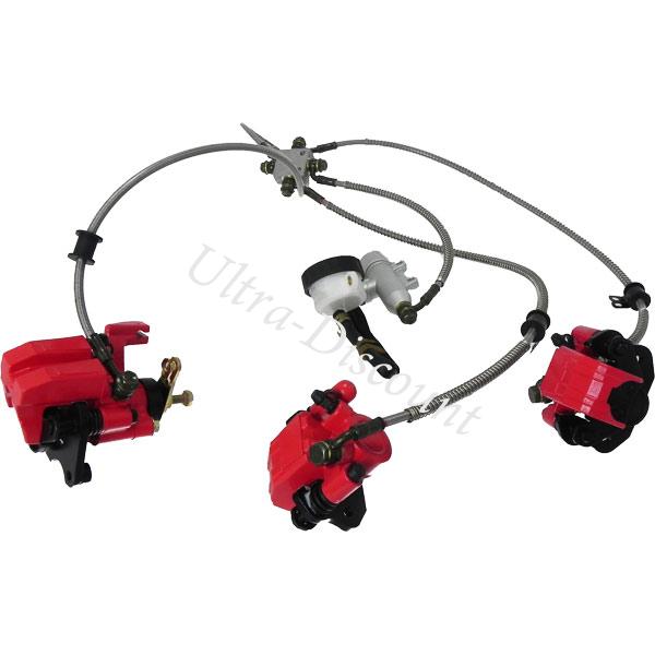 Kit de freno completo para quad Shineray 200cc (XY200ST-6A), Recambios Shineray 200 ST6A