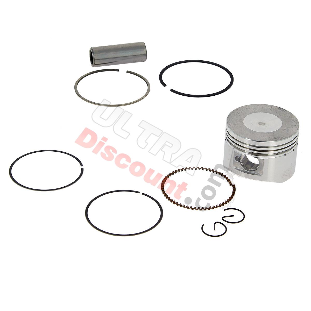 Kit de pistón 125cc para motor scooter GY6 de tipo 152QMI, Piezas de scooter chino Kit de pistón 125cc para motor scooter GY6 de tipo 152QMI, Piezas de scooter chino