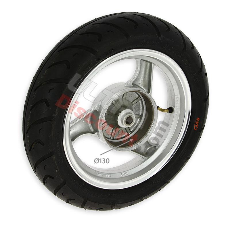 Rueda trasera completa para Scooter chinas (Alu - tipo 2), Piezas de scooter chino