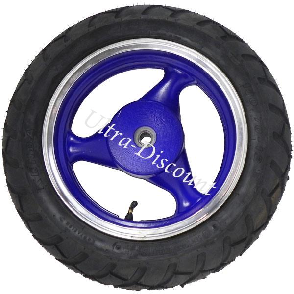 Rueda trasera completa para Scooter Jonway (Azul), Recambios Scooter Jonway Rueda trasera completa para Scooter Jonway (Azul), Recambios Scooter Jonway
