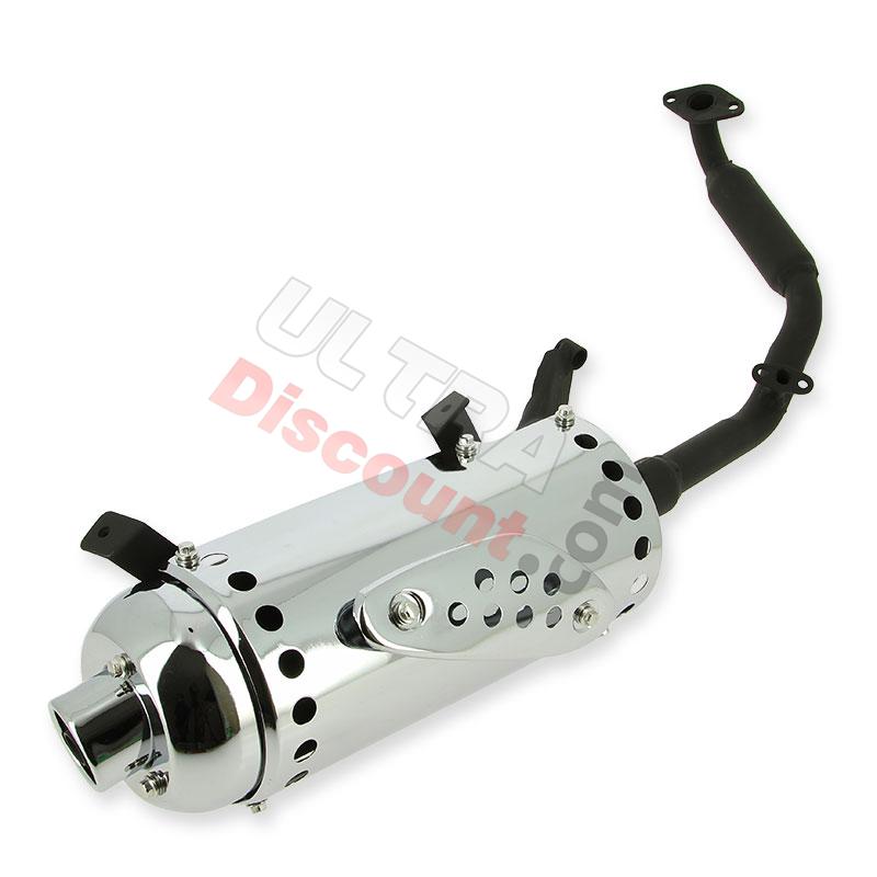 Tubo de escape para scooter chinas 125cc (tipo 1), Piezas de scooter chino Tubo de escape para scooter chinas 125cc (tipo 1), Piezas de scooter chino
