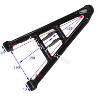 Brazo de suspensión inferior derecho quad 200cc Shineray (345mm)