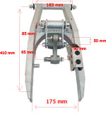 Basculante en acero para Pit Bikes tipo AGB29