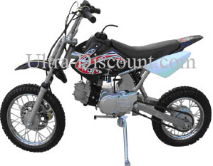 Tubo de escape de origen para Pit Bikes de 110cc Negro