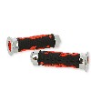 Puño antiderrapante llama (Rojo-negro) Typo 3 200cc H2O, Recambios quad chinas 200cc