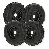 Set de 4 ruedas 16x8-7 completas para mini quad, Recambio ATV Electric CRZ