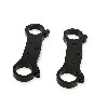 Par de tijas de horquilla para minimoto 34mm Negro, Piezas minimoto cross