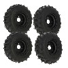Set de 4 ruedas 16x8-7 completas para mini quad Bigfoot (type2), piezas Quad 110cc - 125cc