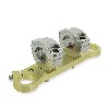 Tija de horquilla superior con supporto manubrio de para minimotos, Recambios minimotos