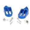 Estribos en acero tuning para Pit Bike  (Azul), Recambios para Pit Bike