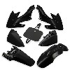 Carenado Negro adaptable en Pit Bikes CRZ, Recambios para Pit Bike