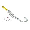 Tubo de escape Tuning Inox ORO (tipo 2), Recambios minimotos