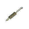 Muelle doble para caballete central scooter Baotian BT49QT-7, Recambios Baotian BT49QT-7