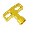 Empuñadura de tirador color ORO, Recambios minimotos