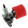 Kit de carburador Mikuni de 30mm para Pit Bikes + Filtro ROJO, Recambios para Pit Bike