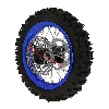 Rueda trasera 12'' AZUL completa para Pit bike AGB29, Recambios para Pit Bike