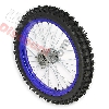Rueda delantera 17'' para Pit bike AGB30 - Azul, Recambios para Pit Bike