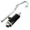Tubo de escape UD Racing Inox para Pit Bikes, Recambios para Pit Bike