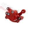 Pinza de freno delantera derecha color rojo para pocket quad, Recambios para mini quads