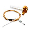 Puño acelerador rápido de calidad ORO + cable, Recambios Polini 911 GP3