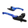 Par de manetas Pit Bike en aluminio AZUL (typo2), Recambios para Pit Bike